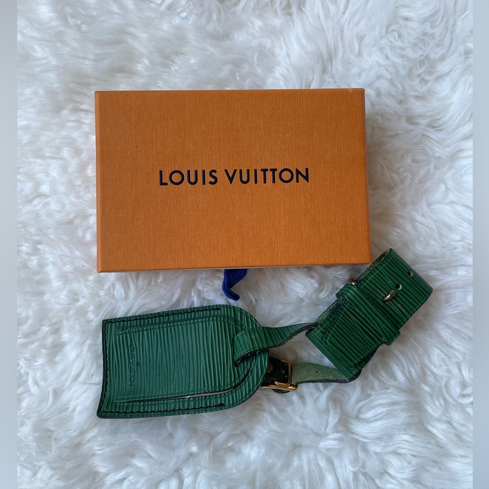 LV Vintage Epi Luggage Tag